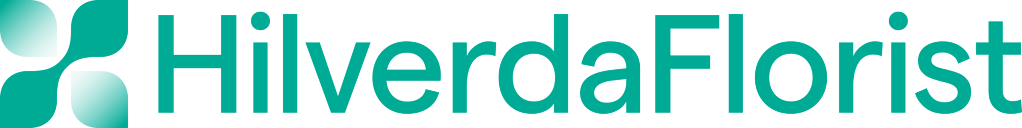 HilverdaFlorist_Original_Full logo_CMYK_Turquoise